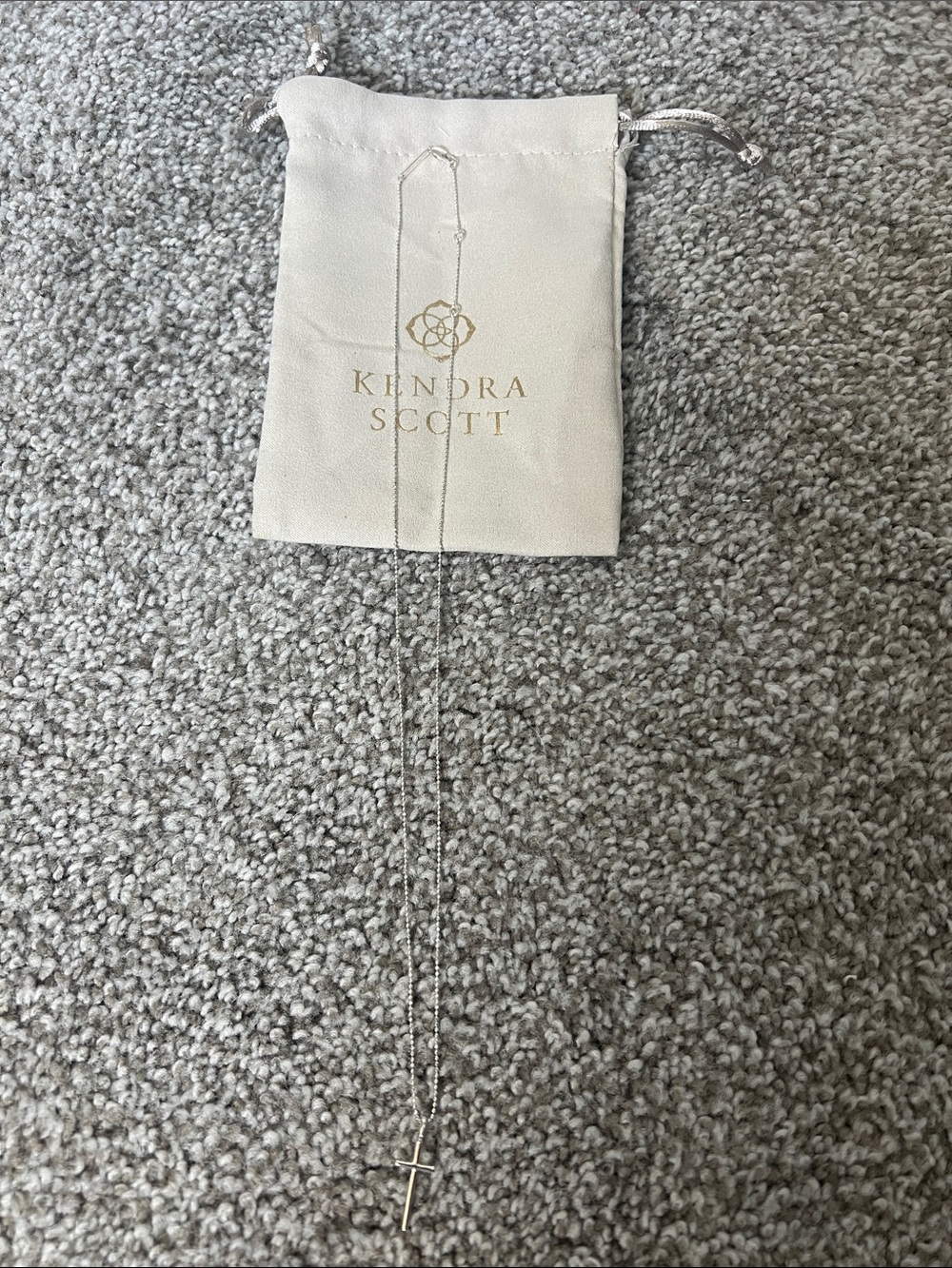 Kendra Scott Sterling Silver Cross Necklace
